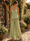 Elegante tweedelige set - Groen