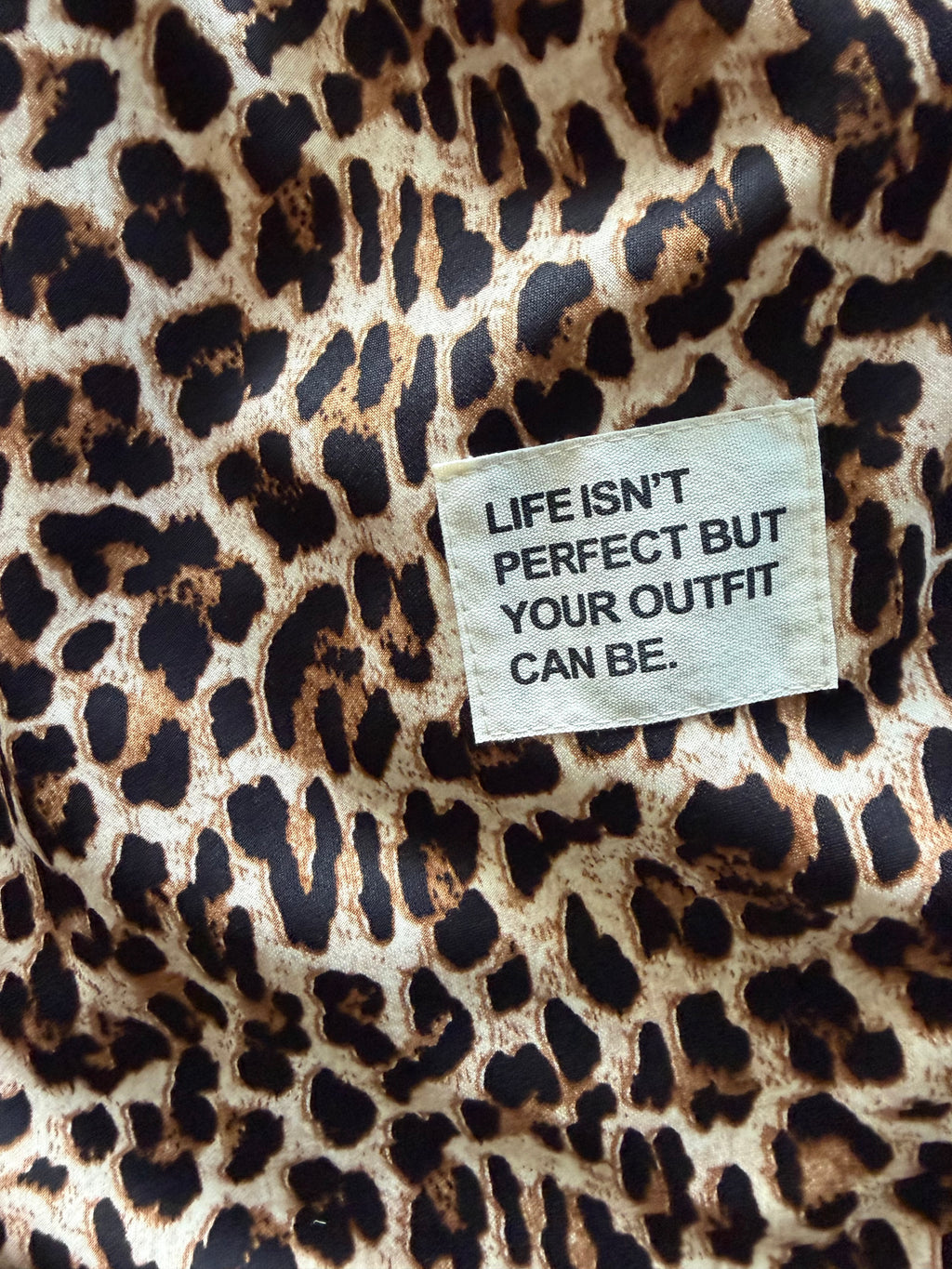 Leopard lichtbruin Comfy Set
