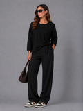 Sweater met strikdetail Zwart