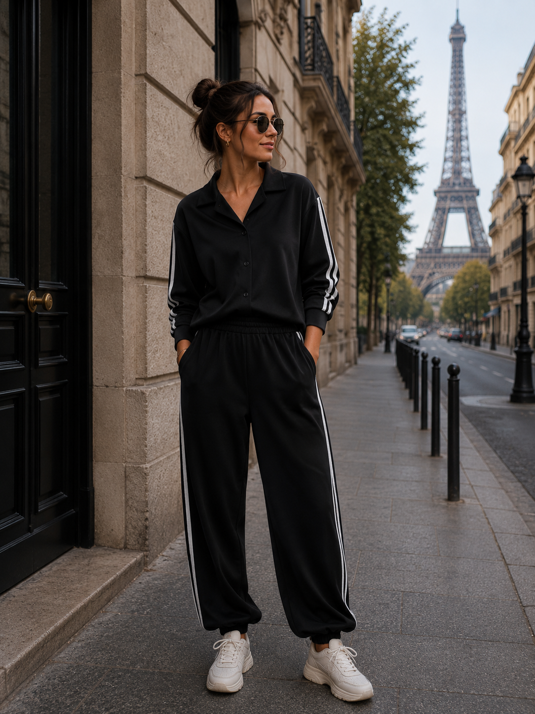Luxe Casual 2 delige set Zwart