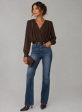Elli white Blouse - Bruin