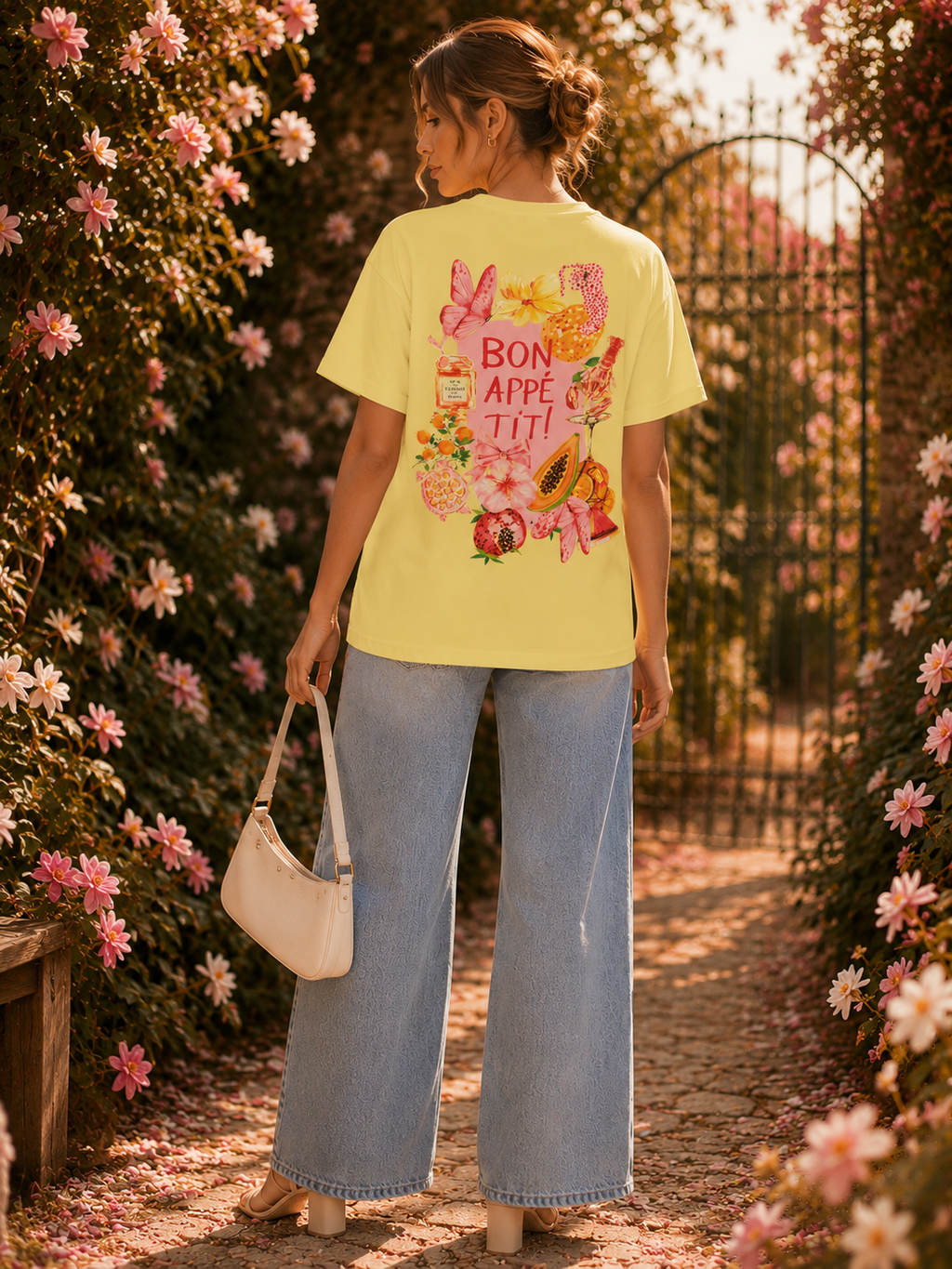 26297 Bon Appétit T-Shirt Geel