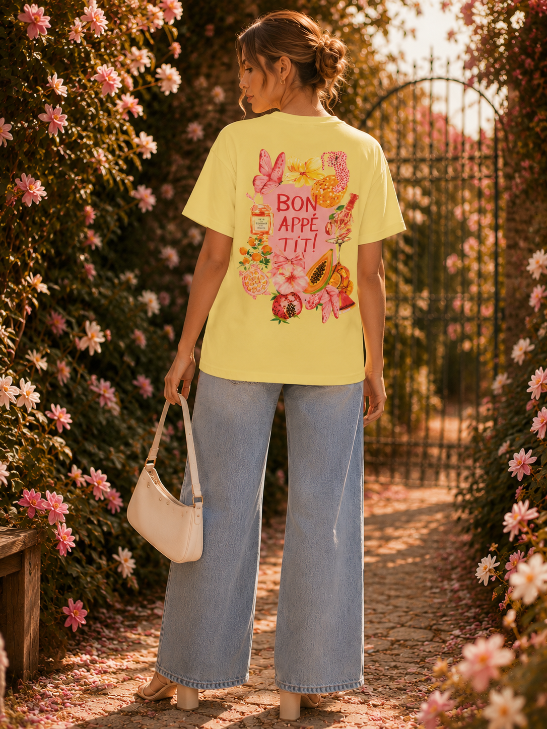 26297 Bon Appétit T-Shirt Geel