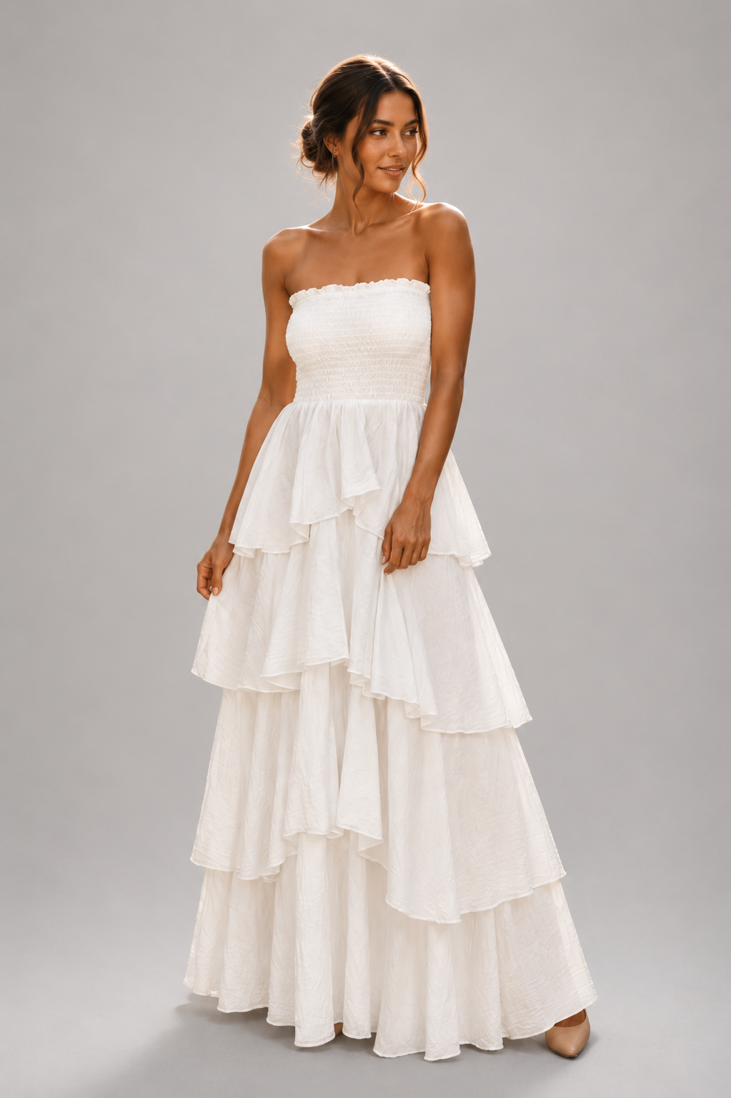 Maxi Jurk Wit - one-size