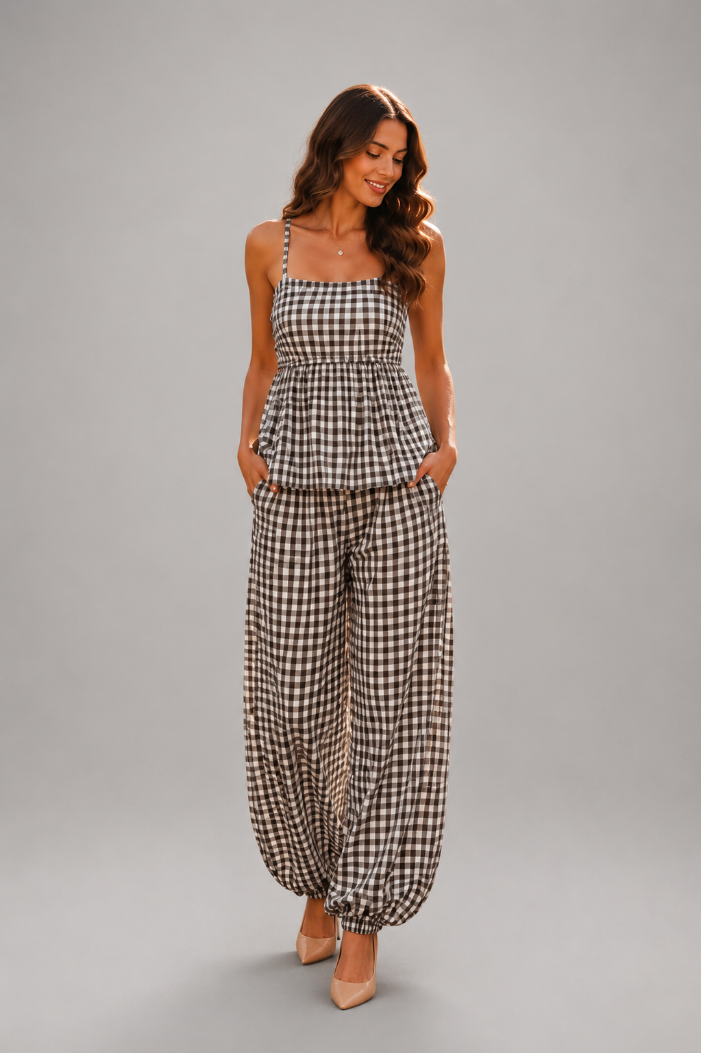 Set Ivy - Taupe/Wit