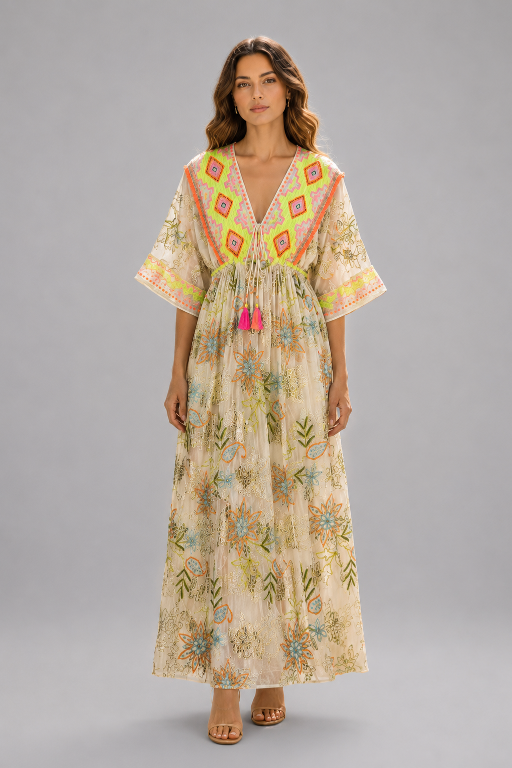 Golden Days Midi Jurk — S/M