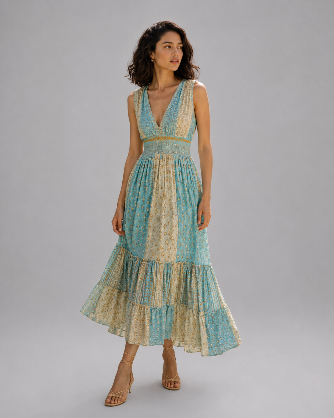 Golden Days Ocean Breeze Maxi Jurk