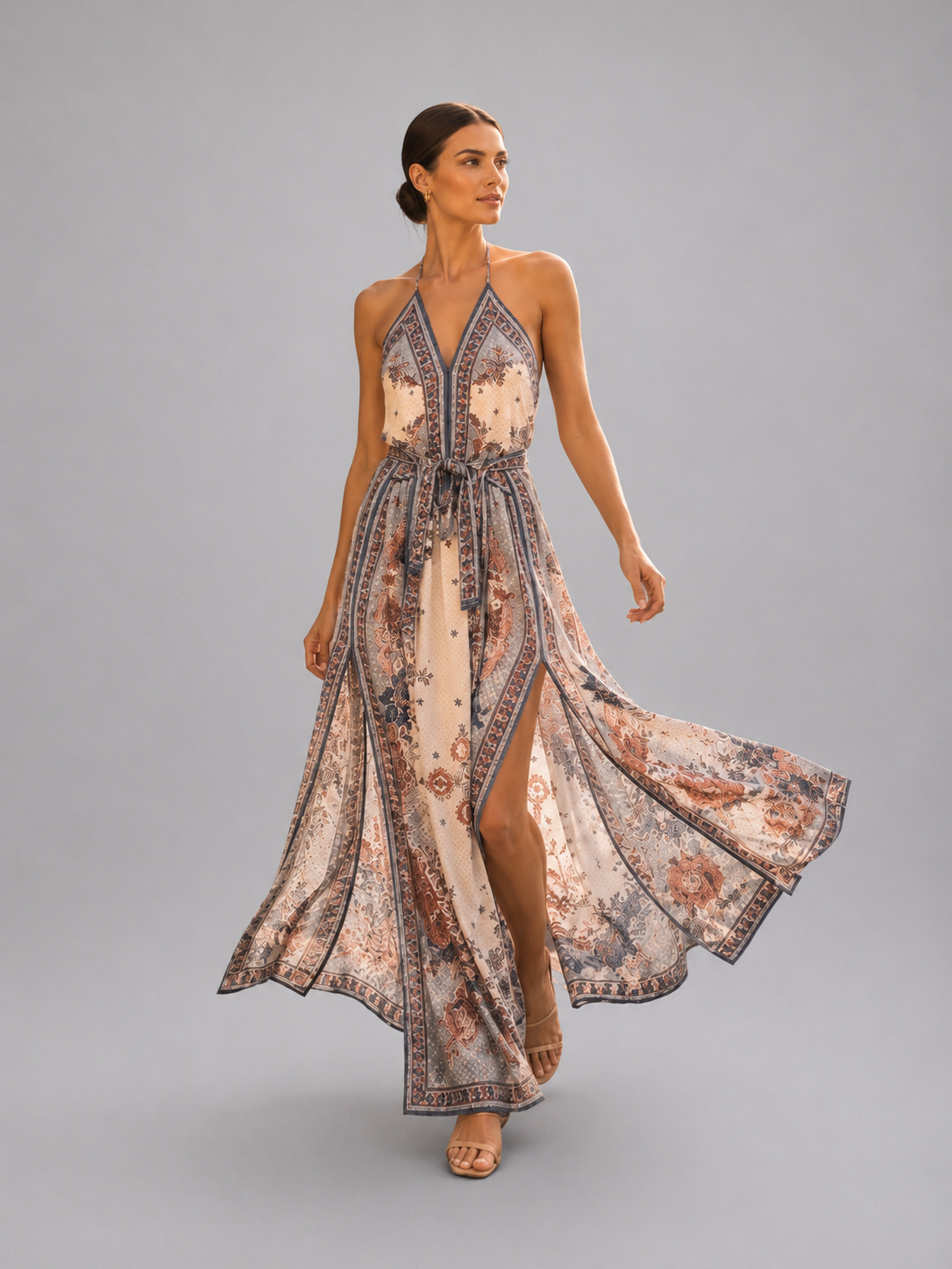 Maxi Jurk met Bohemian print - Elegant & zomers