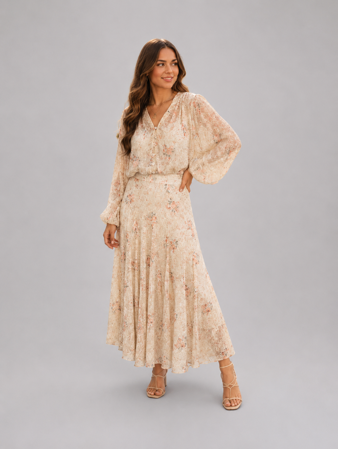 Elli white Floral Dream Set