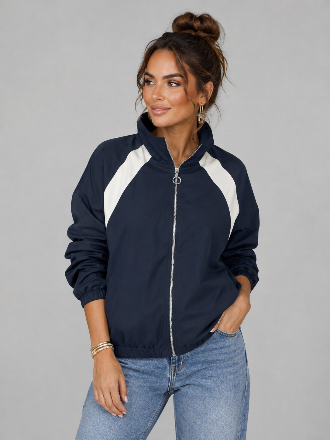 Bomberjacket Marineblauw